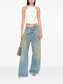Courrèges Circle Rib Knit Top
