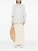 Aya Muse Ribbed Double Layer T Shirt