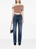 Aya Muse Straight Jeans With Buckle