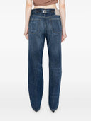 Aya Muse Straight Jeans With Buckle