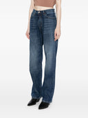 Aya Muse Straight Jeans With Buckle
