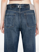 Aya Muse Straight Jeans With Buckle
