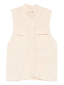 Aya Muse Button Vest With Tie