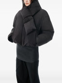 Alexander Wang Cropped Puffer W/ Removable Scarf