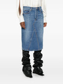 Alexander Wang Straight Skirt W/ Faded Fold Lines