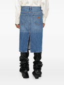 Alexander Wang Straight Skirt W/ Faded Fold Lines