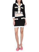 Moschino Heart Buttons Crepe Minispódt