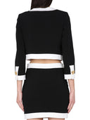 Moschino Heart Buttons Crepe Jacket