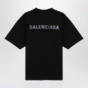 Balenciaga Balenciaga Back Black Jersey T Shirt