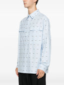 Lc23 Embroidered Dogs Shirt