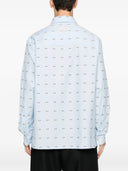 Lc23 Embroidered Dogs Shirt