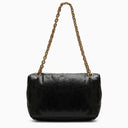 Balenciaga Black Leather Small Monaco Bag With Chain