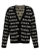 Balenciaga en todo logotipo cárdigan