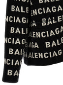 Balenciaga en todo logotipo cárdigan