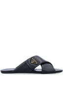 Prada Criss Cross Logo Slides