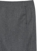 Entire Studios Tailored Midi Skirt Dark Grey