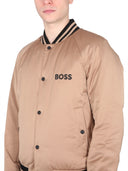 Boss Bomber Jacket With Logo