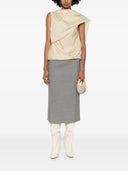 Entire Studios Side Drape Top Soft Tan