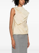 Entire Studios Side Drape Top Soft Tan