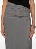 Entire Studios Lumiere Scarf Skirt Deep Grey