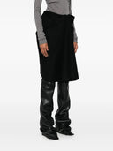 Entire Studios Crease Skirt Black Wool