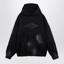 Balenciaga 3 B Plantilla sudadera negra con manchas