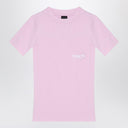 Balenciaga Beverly Hills Pink Cotton T Shirt