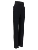 Alexander Mcqueen Satin Detail Trousers