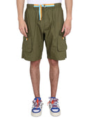 Marcelo Burlon County Of Milan Cargo Bermuda Cross