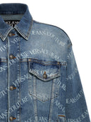 Veste en jeans de jeans Versace Couture Logo