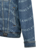 Veste en jeans de jeans Versace Couture Logo