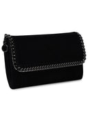 Stella Mc Cartney Black Polyester Big Falabella Wallet