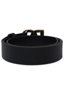Dolce & Gabbana Black Calfskin Belt