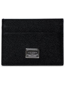 Dolce & Gabbana Black Lear Dauphine Card Holder