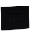 Dolce & Gabbana Black Lear Card Holder