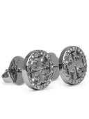 Tory Burch Silver Steel Miller Earrings
