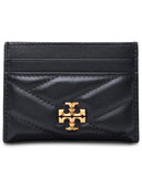 Tory Burch Kira Black Lear Card Holder
