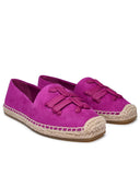 Tory Burch Purple Nappa Aline Espadrilles