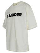 Jil Sander Ivory Cotton T Shirt