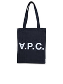 A.P.C. Blue Cotton Shopping Bag