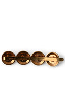 Versace Gold Metal Right Medusa fermoir