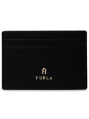 Furla Black Lear Camelia Card Holder