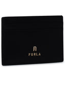 Furla Black Lear Camelia Card Holder