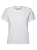 Camiseta Emmylou de algodón blanca de Khaite