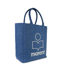 Isabel Marant 'Venky' Blue Cotton Shopping Bag