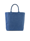 Isabel Marant 'Venky' Blue Cotton Shopping Bag