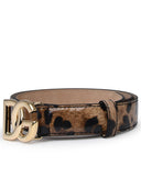 Dolce & Gabbana Two Color Shiny Lear Belt