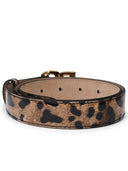 Dolce & Gabbana Two Color Shiny Lear Belt