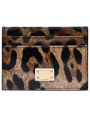 Dolce & Gabbana Two Color Shiny Lear Card Holder