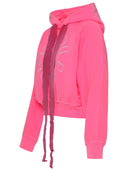 Patou Pink Begonia Hoodie In Organic Cotton